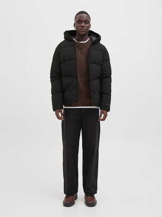 Ανδρικό μπουφάν JJGLOBAL PUFFER JACKET Jack & Jones 12283517 Black W25/26