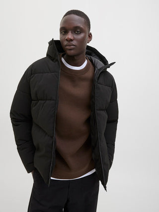 Ανδρικό μπουφάν JJGLOBAL PUFFER JACKET Jack & Jones 12283517 Black W25/26