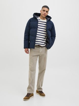 Ανδρικό μπουφάν JJGLOBAL PUFFER JACKET Jack & Jones 12283517 Sky Captain W25/26