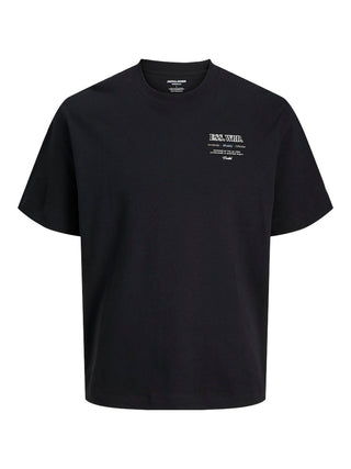 Ανδρικό t-shirt JJEURBAN EDGE STUDIO TEE SS SN PLS plus size Jack & Jones 12279891 Black SS26