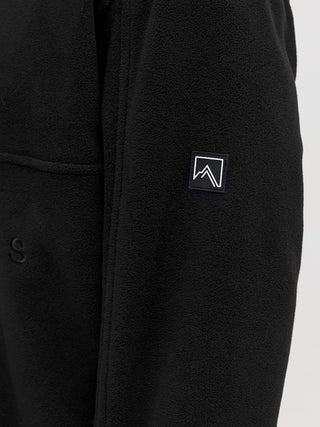 Ανδρικό φούτερ JJALPES HALF ZIP FLEECE JACKET AW25 Jack & Jones 12284828 Black Beauty W25/26