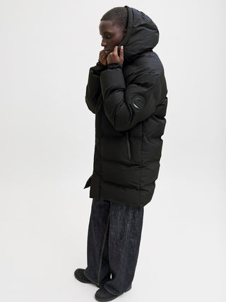 Ανδρικό μπουφάν JCOFUSION LONG PUFFER JACKET Jack & Jones 12288983 BLACK W25/26