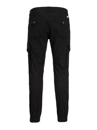 Ανδρικό παντελόνι JPSTPAUL JJFLAKE CARGO JACK & JONES 12139912 Black NOOS S 24