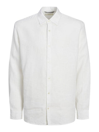 Ανδρικό πουκάμισο Relaxed Fit 100% Linen JPRCCLAWRENCE LINEN SHIRT L/S SN JACK & JONES 12251844 Bright White S 24