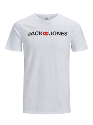 Ανδρικό t-shirt Standard Fit 100% Cotton JJECORP OLD LOGO TEE SS O-NECK JACK & JONES 12137126 White NOOS S 24