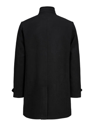 Ανδρικό παλτό JPRBLAMELTON WOOL COAT JACK & JONES 12177644 Black W 23/24