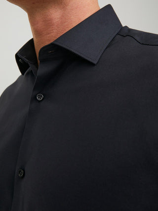Ανδρικό πουκάμισο JPRBLAPARKER SHIRT JACK & JONES 12227385 Black NOOS S23