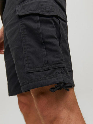 Ανδρική βερμούδα cargo JPSTMARLEY JJCARGO SHORTS JACK & JONES 12229650 Black S23