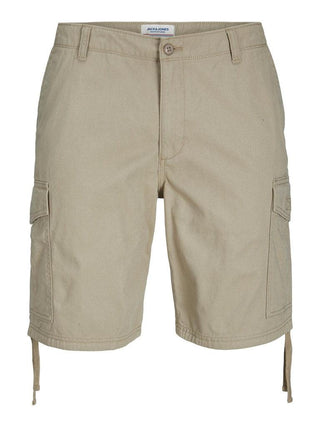 Ανδρική βερμούδα cargo JPSTMARLEY JJCARGO SHORTS JACK & JONES 12229650 Crockery S23