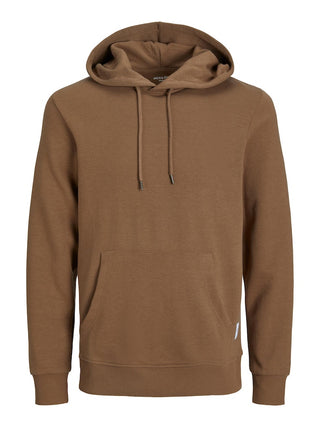 Ανδρικό φούτερ με κουκούλα JJEBASIC SWEAT HOOD JACK & JONES 12182537 Otter NOOS W 23/24