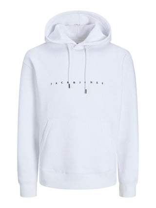 Ανδρικό φούτερ με κουκούλα JJESTAR JJ SWEAT HOOD JACK & JONES 12233972 White NOOS W 23/24