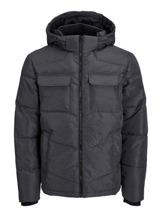 Ανδρικό μπουφάν JJMASON PUFFER JACKET JACK & JONES 12236044 Dark Grey Melange W 23/24