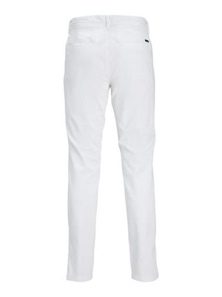 Ανδρικό παντελόνι chinos JPSTMARCO JJBOWIE JACK & JONES 12150148 White NOOS S23