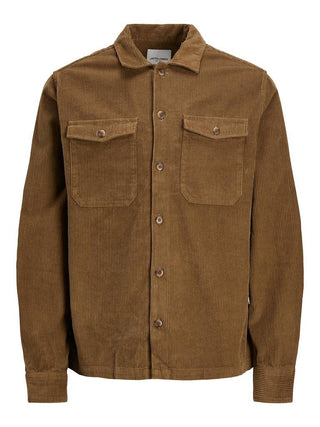 Ανδρικό Overshirt JJEDALLAS CORDUROY OVERSHIRT JACK & JONES 12235991 Otter W 23/24