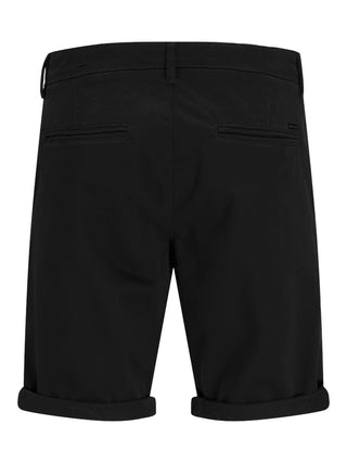 Ανδρική βερμούδα chino Regular Fit 78% Cotton, 20% Recycled Cotton, 2% Elastane JPSTBOWIE SHORTS SOLID MID SN JACK & JONES 12165604 Black S 24