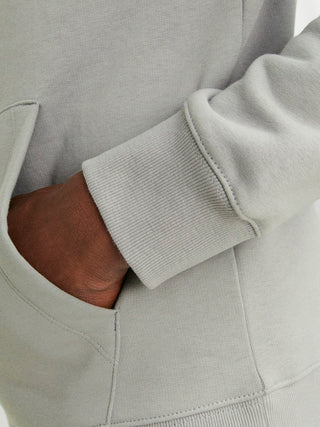 Ανδρικό φούτερ με κουκούλα JJESTAR BASIC SWEAT HOOD Jack & Jones 12208157 Ultimate Grey NOOS W25/26