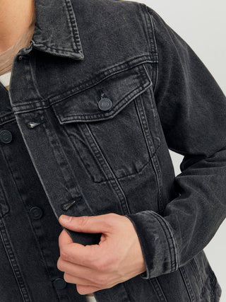 Ανδρικό μπουφάν Denim JJIJEAN JJJACKET MF 823 JACK & JONES 12223613 Black Denim NOOS W24/25