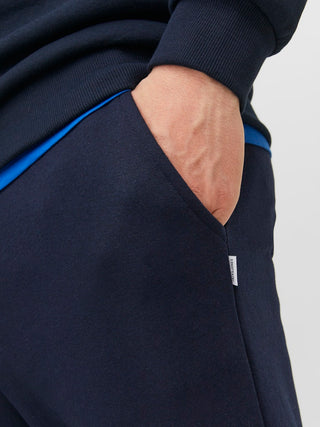 Ανδρικό παντελόνι φόρμας JPSTGORDON BRADLEY SWEAT PANT JACK & JONES 12249274 Navy Blazer NOOS W25/26
