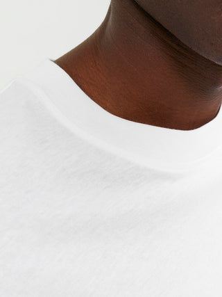 Ανδρικό t-shirt Wide Fit 100% Cotton JJEBRADLEY TEE SS O-NECK JACK & JONES 12249319 White NOOS S 24