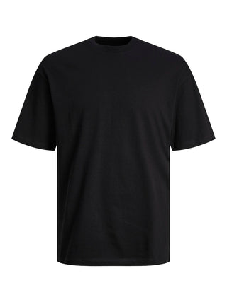 Ανδρικό t-shirt Wide Fit 100% Cotton JJEBRADLEY TEE SS O-NECK JACK & JONES 12249319 Black NOOS S 24