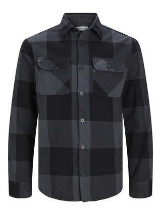 Ανδρικό Overshirt JJEDARREN OVERSHIRT LS JACK & JONES 12248409 Asphalt NOOS W24/25