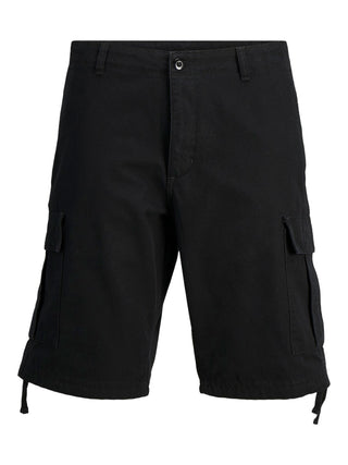 Ανδρική βερμούδα cargo Regular Fit 100% Cotton JPSTCOLE BARKLEY JJCARGO SHORTS SN JACK & JONES 12248685 Black S 24