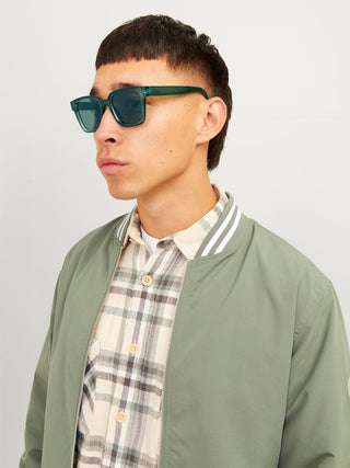 Ανδρικά γυαλιά ηλίου JACPONTUS SUNGLASSES GREEN SPRUCE JACK & JONES 12251480 Green Spruce S 24