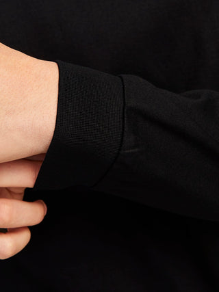 Ανδρική μακρυμάνικη μπλούζα JJEURBAN EDGE TEE LS O-NECK Jack & Jones 12256422 Black NOOS W25/26