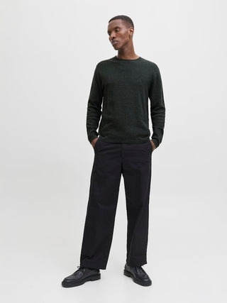 Ανδρικό πλεκτό πουλόβερ JJEGEORGE KNIT CREW NECK Jack & Jones 12268279 Rosin NOOS W25/26