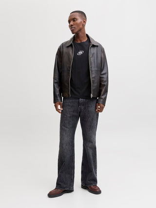 Ανδρικό t-shirt JJCORP GRAPHIC TEE SS O-NECK LN Jack & Jones 12268415 Black SS26