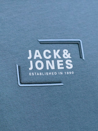 Ανδρικό t-shirt JJCORP GRAPHIC TEE SS O-NECK LN Jack & Jones 12268415 Blue Mirage SS26