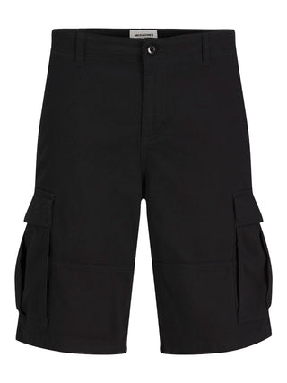 Ανδρική βερμούδα JPSTCOLE JJJONNIE CARGO SHORTS MID Jack & Jones 12268266 Black SS25