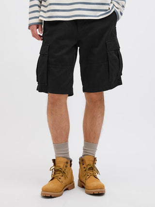 Ανδρική βερμούδα JPSTCOLE JJJONNIE CARGO SHORTS MID Jack & Jones 12268266 Black SS25