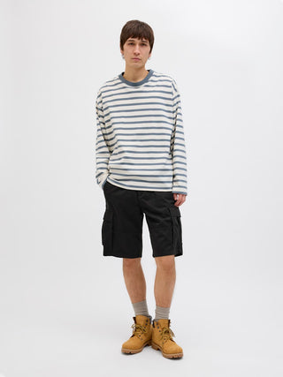 Ανδρική βερμούδα JPSTCOLE JJJONNIE CARGO SHORTS MID Jack & Jones 12268266 Black SS25