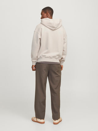 Ανδρική ζακέτα φούτερ με κουκούλα JJEURBAN EDGE SWEAT ZIP HOOD Jack & Jones 12268140 Moonbeam NOOS W25/26