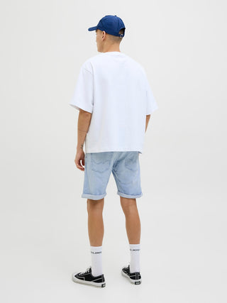 Ανδρική βερμούδα JJIRICK JJIORIGINAL SHORTS AM 360 SN Jack & Jones 12269612 Blue Denim SS25