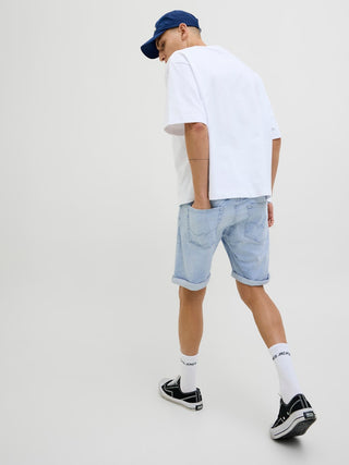 Ανδρική βερμούδα JJIRICK JJIORIGINAL SHORTS AM 360 SN Jack & Jones 12269612 Blue Denim SS25