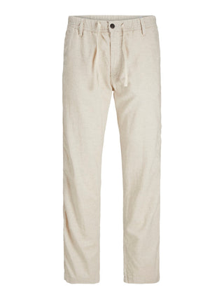 Ανδρικό παντελόνι JPSTKANE HYBRID BONDI JOGGER SN JACK&JONES 12274977 MOONBEAM SS26