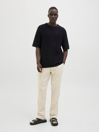 Ανδρικό παντελόνι JPSTKANE HYBRID BONDI JOGGER SN JACK&JONES 12274977 MOONBEAM SS26