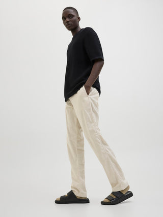Ανδρικό παντελόνι JPSTKANE HYBRID BONDI JOGGER SN JACK&JONES 12274977 MOONBEAM SS26