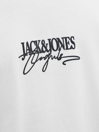 Ανδρικό t-shirt JORALMERIA BRANDING TEE SS CREW NECK Jack & Jones 12276784 Bright White SS25