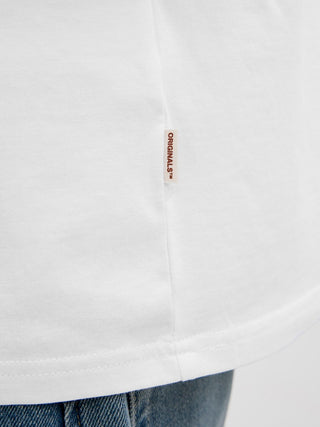 Ανδρικό t-shirt JORALMERIA BRANDING TEE SS CREW NECK Jack & Jones 12276784 Bright White SS25