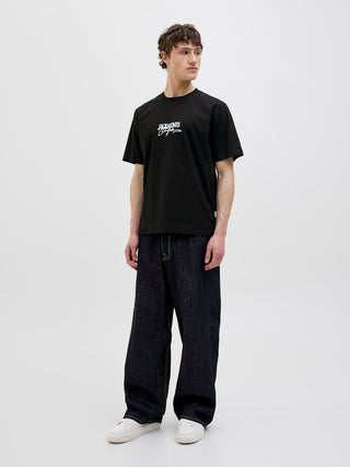 Ανδρικό t-shirt JORALMERIA BRANDING TEE SS CREW NECK Jack & Jones 12276784 Black SS25