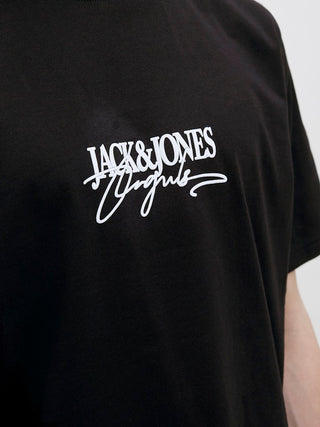 Ανδρικό t-shirt JORALMERIA BRANDING TEE SS CREW NECK Jack & Jones 12276784 Black SS25