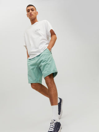 Ανδρική βερμούδα chino JACK & JONES 12165604 Granite Green S23
