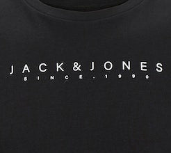 Ανδρικό t-shirt JJSETRA TEE SS CREW NECK JACK & JONES 12247985 Black S 24