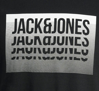 Ανδρικό t-shirt Standard Fit 100% Cotton JJFLINT TEE SS CREW NECK JACK & JONES 12248614 Black S 24