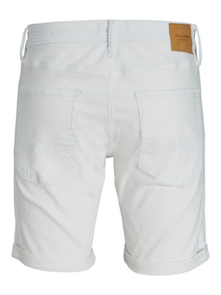 Ανδρική βερμούδα Denim Regular Fit 80% Cotton, 13% Polyester, 5% Recycled Cotton, 2% Elastane JJIRICK JJORIGINAL SHORTS AM 415 JACK & JONES 12250884 White Denim S 24