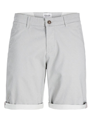 Ανδρική βερμούδα JPSTBOWIE SHORTS SA PRINTED REG SN JACK&JONES 12230336 OYSTER MUSHROOM SS26