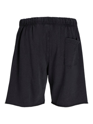 Ανδρική βερμούδα Wide Leg Fit 100% Cotton JPSTBILL JJKIDD WASH SWEAT SHORTS JACK & JONES 12256937 Black S 24